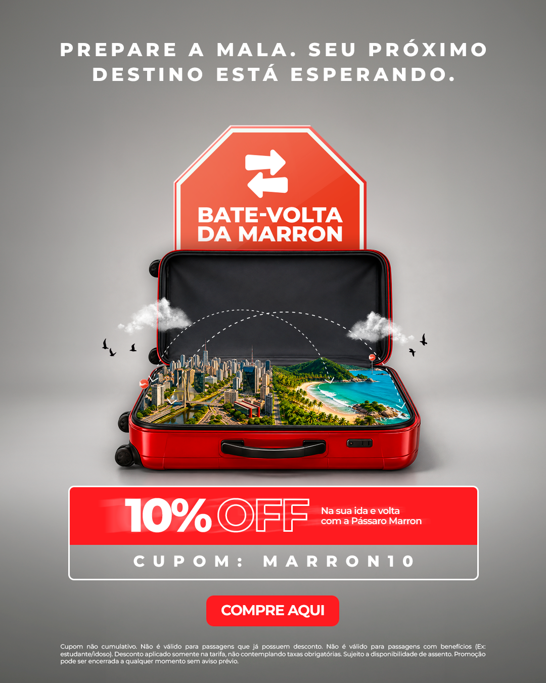 Bate-Volta Bertioga com a Pássaro Marron